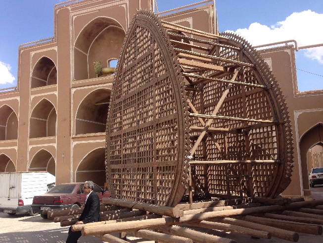 نخل یزد در محله فهادان این شهر